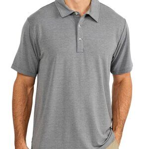Men’s 3X Freefly Flex Polo Shirt - Heather Graphite